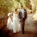 Bohemian Wedding Gown- Some Kind of Wonderful - Full Princess Pearls Blush Ruffle Train Wedding Dress