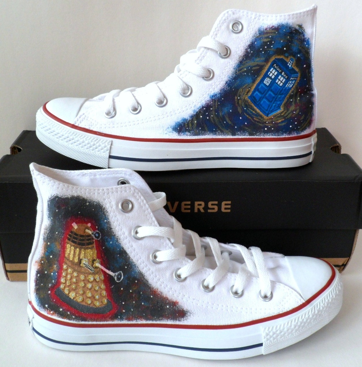 Doctor Who Converse - Dalek and Tardis