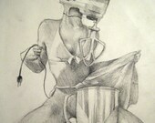 Miss Mixer original sketch