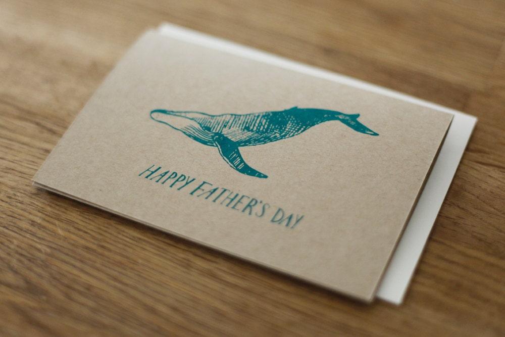 Whale Father's Day Card