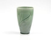 Medium Green Leaf Tumbler 14 Ounce