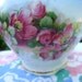 Vintage Blue Vase Cottage Chic Pink Flowers Mellor & Co. Etruria Works Cook Pottery American Pottery - SALE Was 23.00 Now 18.00 Today Only