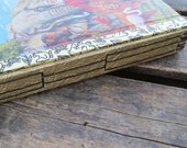 Noah's Ark Golden Book Journal with Hand Torn 140lb Cold Press Watercolor Paper