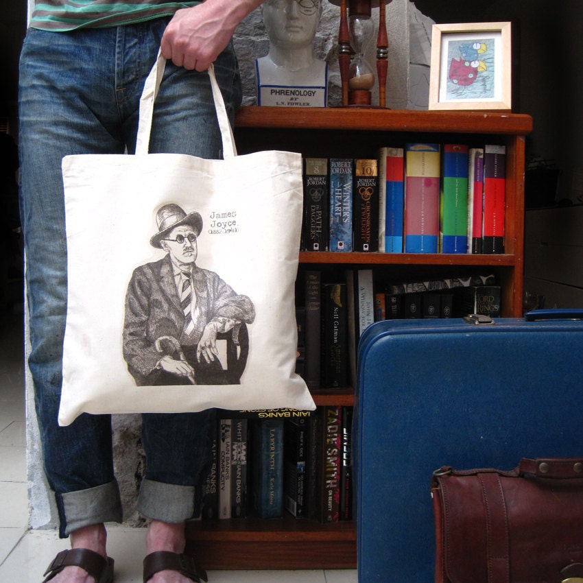 James Joyce Canvas Tote Bag