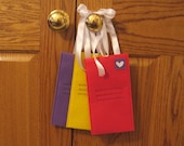 Doorknob Envelope, Opens and Closes for Messages and Treats, Choose Your Colors