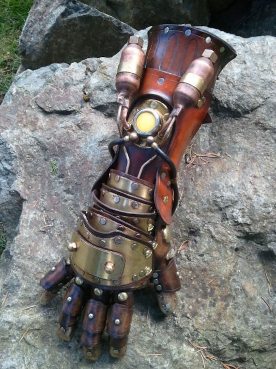 RESERVED - Steampunk Equalist Glove arm armor