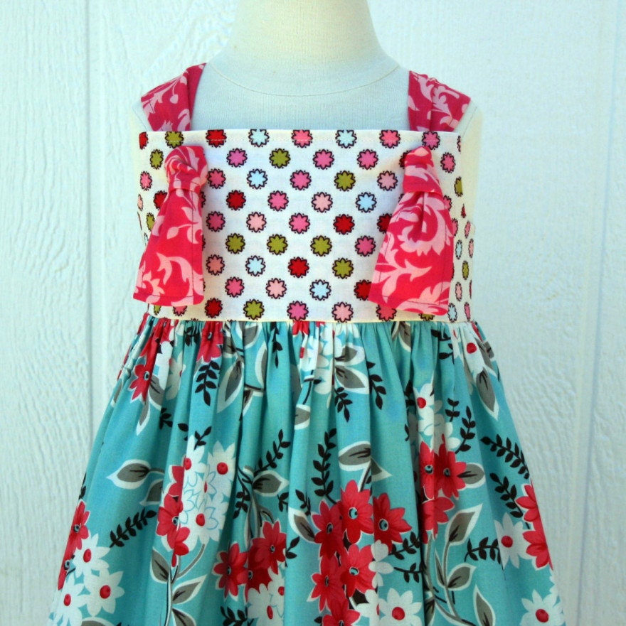 Market Bouquet Knot Dress by Kissing Kumquats