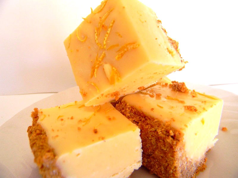 Julie's Fudge - LEMON CHEESECAKE With Graham Cracker Crust - 12 PIECES (over 1 pound)