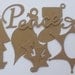 40 Pc. CHRiSTMAS WONDERS - Holiday Kit -  CHiPBOARD Bare Die Cuts  - GlitterDust Design Special