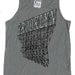 Men's Brooklyn Sign Tank Top in Grey S, M, L, XL