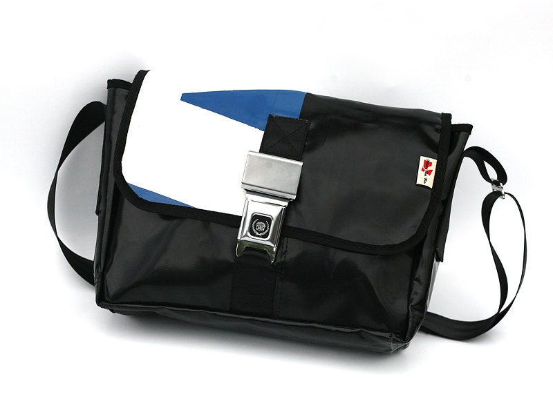 Recycled Hudson LAPTOP bag (medium) by Mariclaro - XII 1162