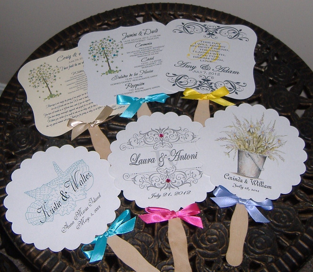 Wedding Fans -  DEPOSIT