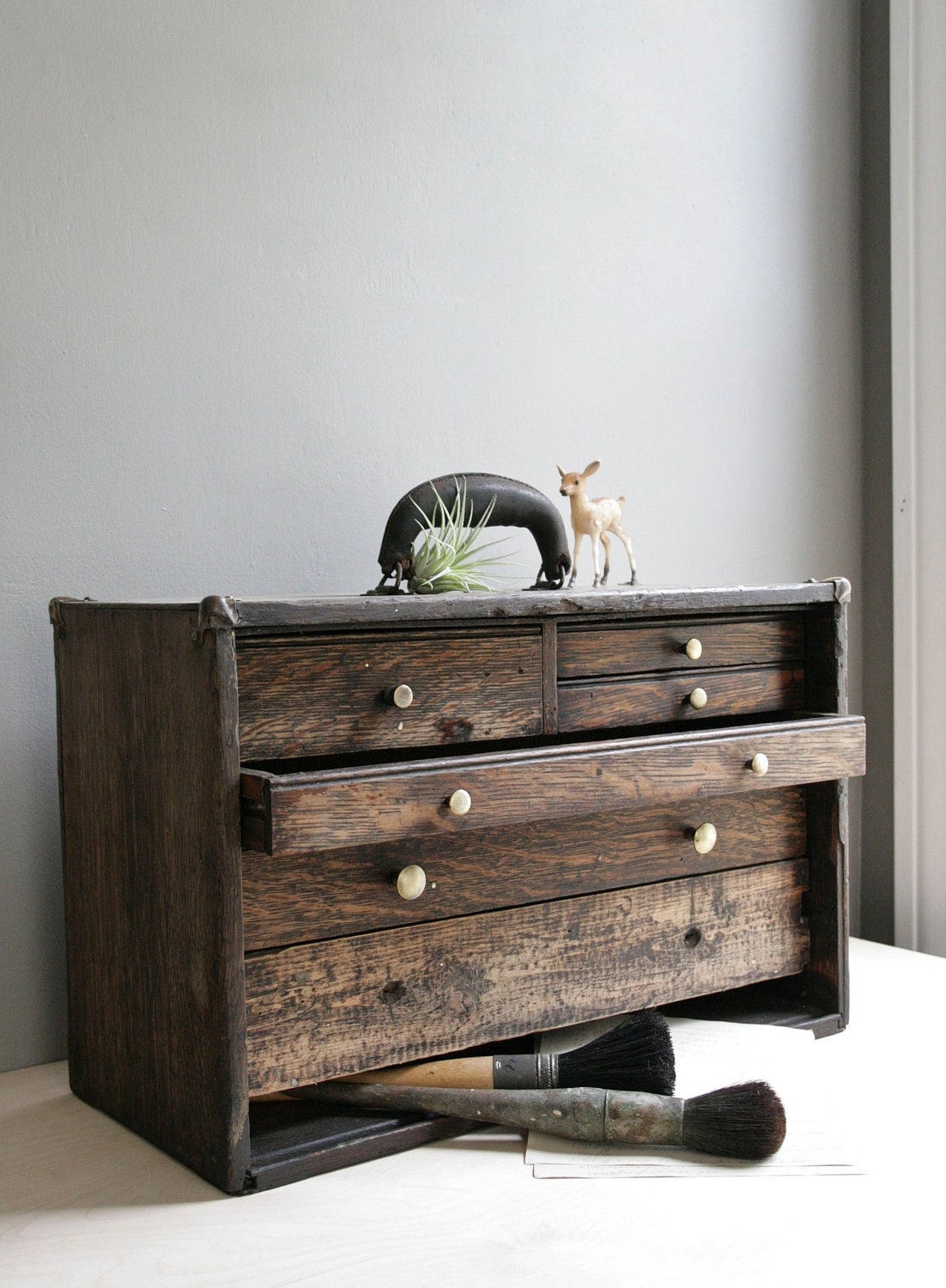 machinist's tool chest / wood drawer chest