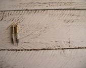 Upcycled mini quill earrings