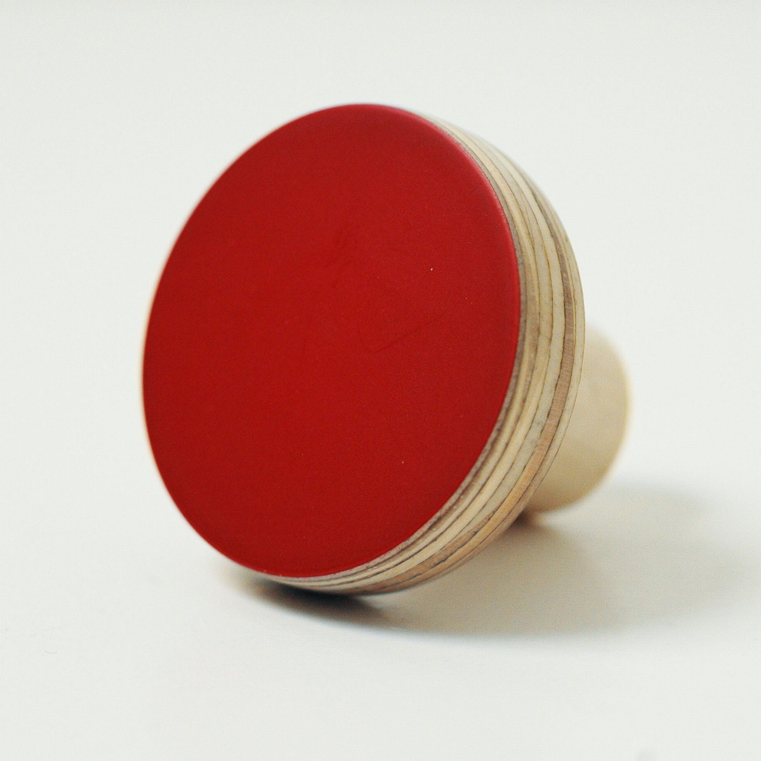 Wooden knobs red color