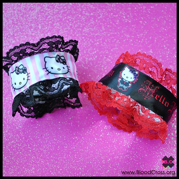 Kitty Lace Cuffs - PICK ONE
