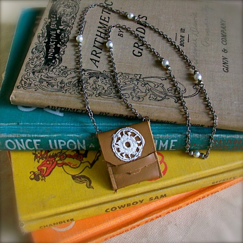 Near Your Heart Leather Trinket Keeper Necklace