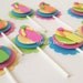 Set of 8 Flip Flop Summer Themed Cupcake Toppers