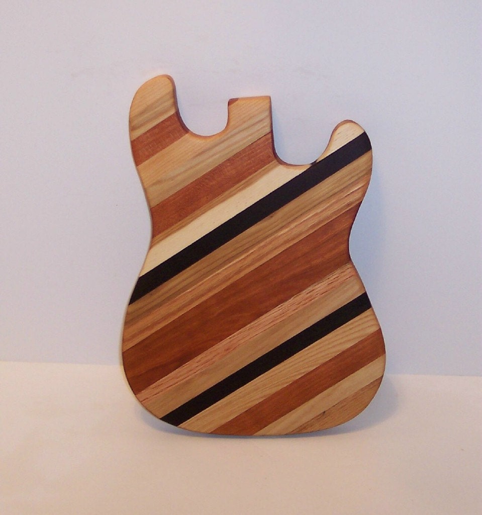 Guitar Wood Cutting Board