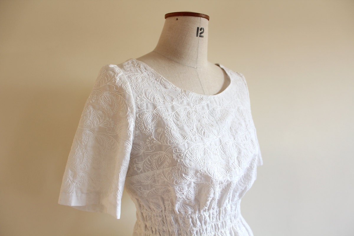 White Broidery Anglaise Blouse SALE