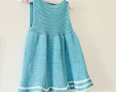 Instant download - Dress Crochet PATTERN (pdf file) - A-line Dress (can be made in any size)