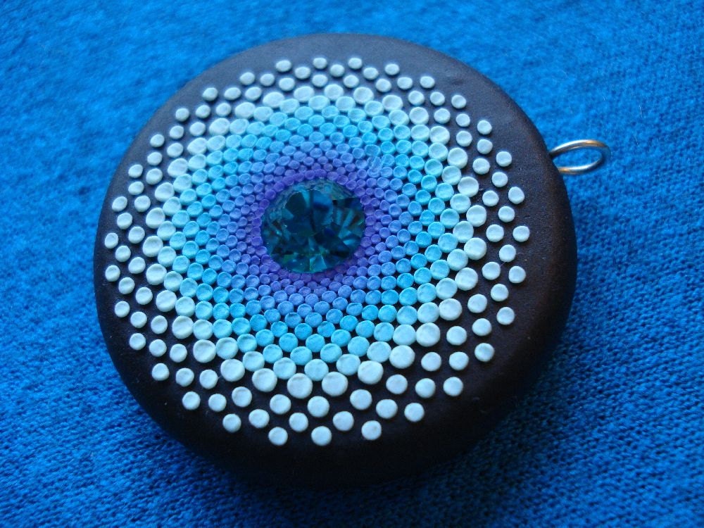 royal teal pendant