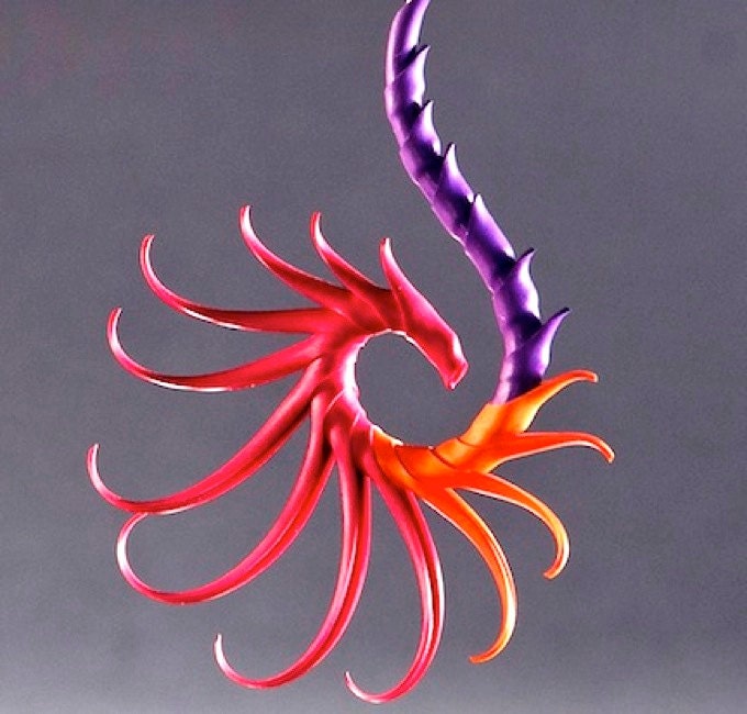 Rex Kukulkan Large earrings with soft spikes