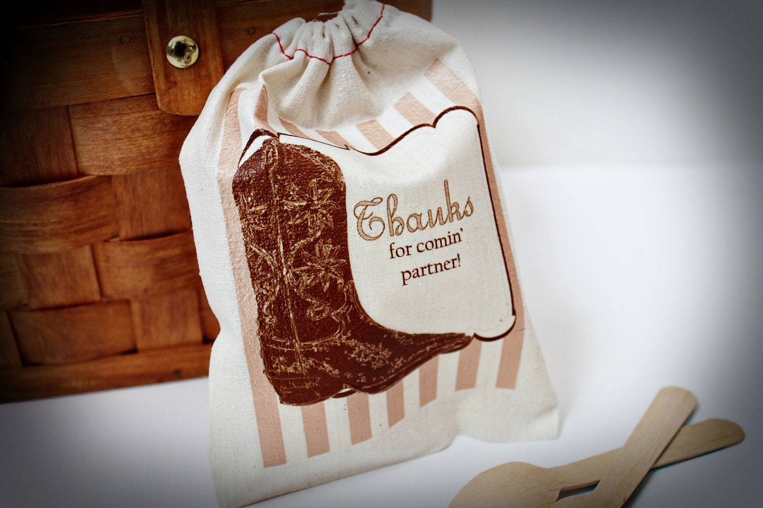 NEW Personalized Cowgirl Gift/Favor Bags- includes 8 bags