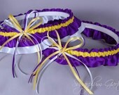 Louisiana State University Tigers Wedding Garter Set