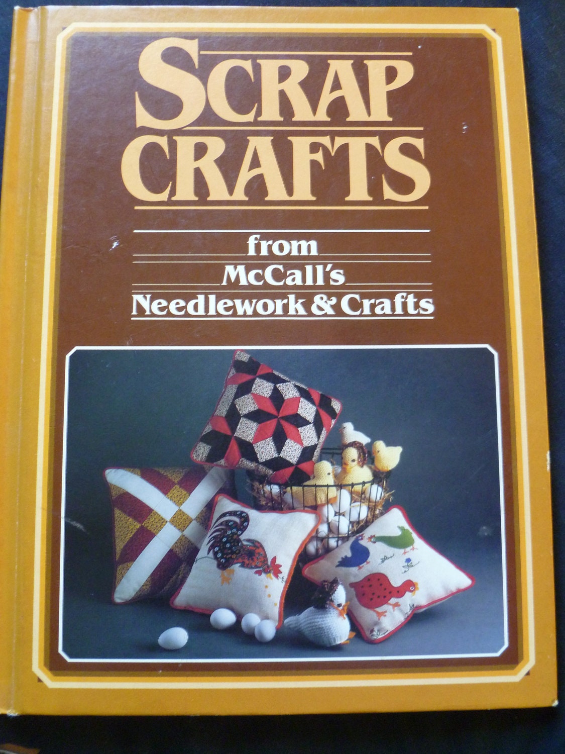 Scrap Crafts: McCalls Needlework & Crafts Book 1984 Vintage