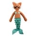 Crochet Mer-Cat mermaid cat sculpture by patti haskins