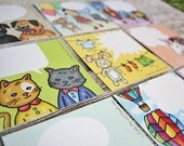 Bonanza Conversation Note Cards, Set of 9 mix cards and envelopes, full colour, recycled
