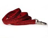 ruby slippers red sparkle leash (3/4 inch)
