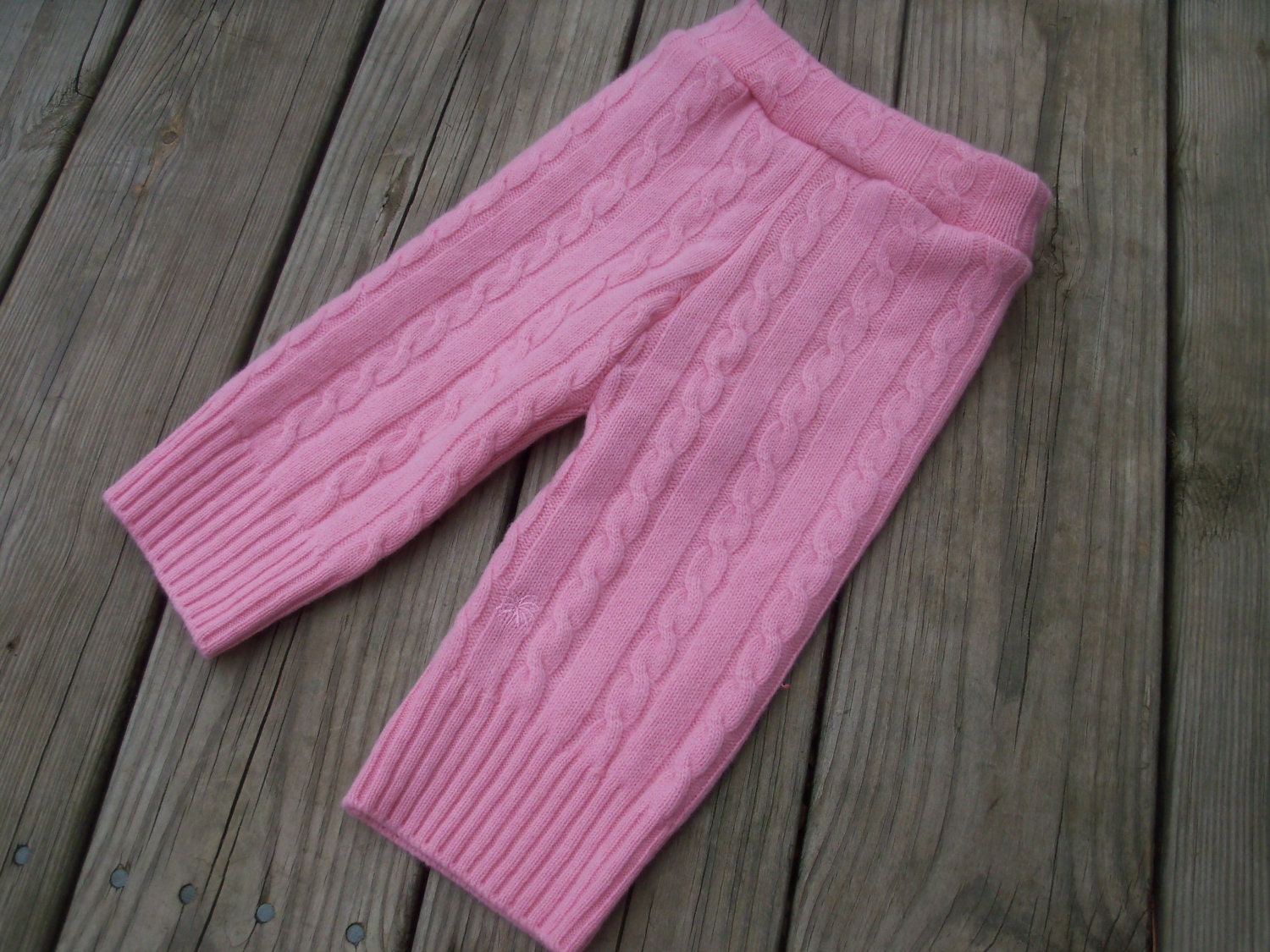 Cashmere wool cloth diaper cover longies pants size MEDIUM w/ added interlock doubler