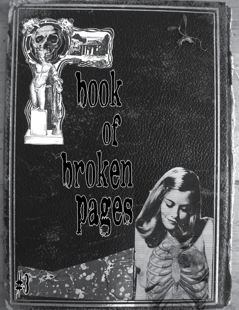 book of broken pages 3 -- a zine.