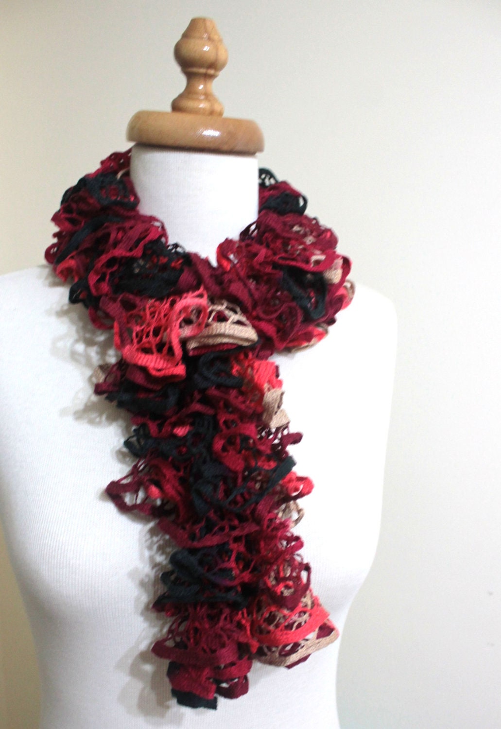 EXPRESS DELIVERY, Colorful Scarf Pretty and Sweet Knitting Hanmade Git For Her Spring Fashion
