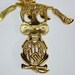Vintage Necklace Articulated Dog Bold Long 1970s Jewelry