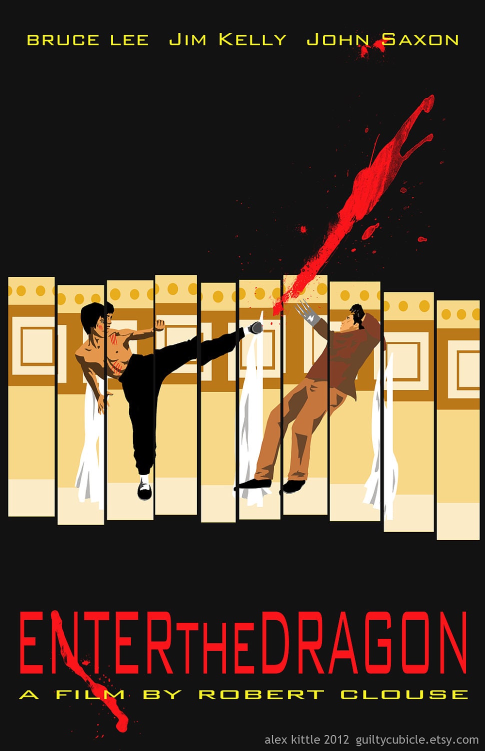 ENTER THE DRAGON Original Movie Poster