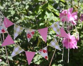 Cake Bunting TUTTI FRUTTI Pretty Fabric Cake Topper for Weddings Birthday Party and Baby Showers Custom made to order Il_170x135