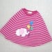 Children Wool Poncho with Elephant