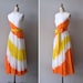 1970s maxi dress / Jack Bryan 70s maxi / Equatorial Boundary