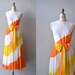1970s maxi dress / Jack Bryan 70s maxi / Equatorial Boundary