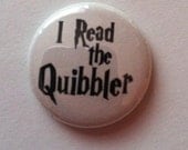 Harry Potter I read the quibbler 1 inch button