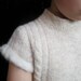 Arctic Fox Tail and Headband Costume - Halloween Girls White Fox Animal WOOL Hat and Tail Only - Eco Friendly Kids