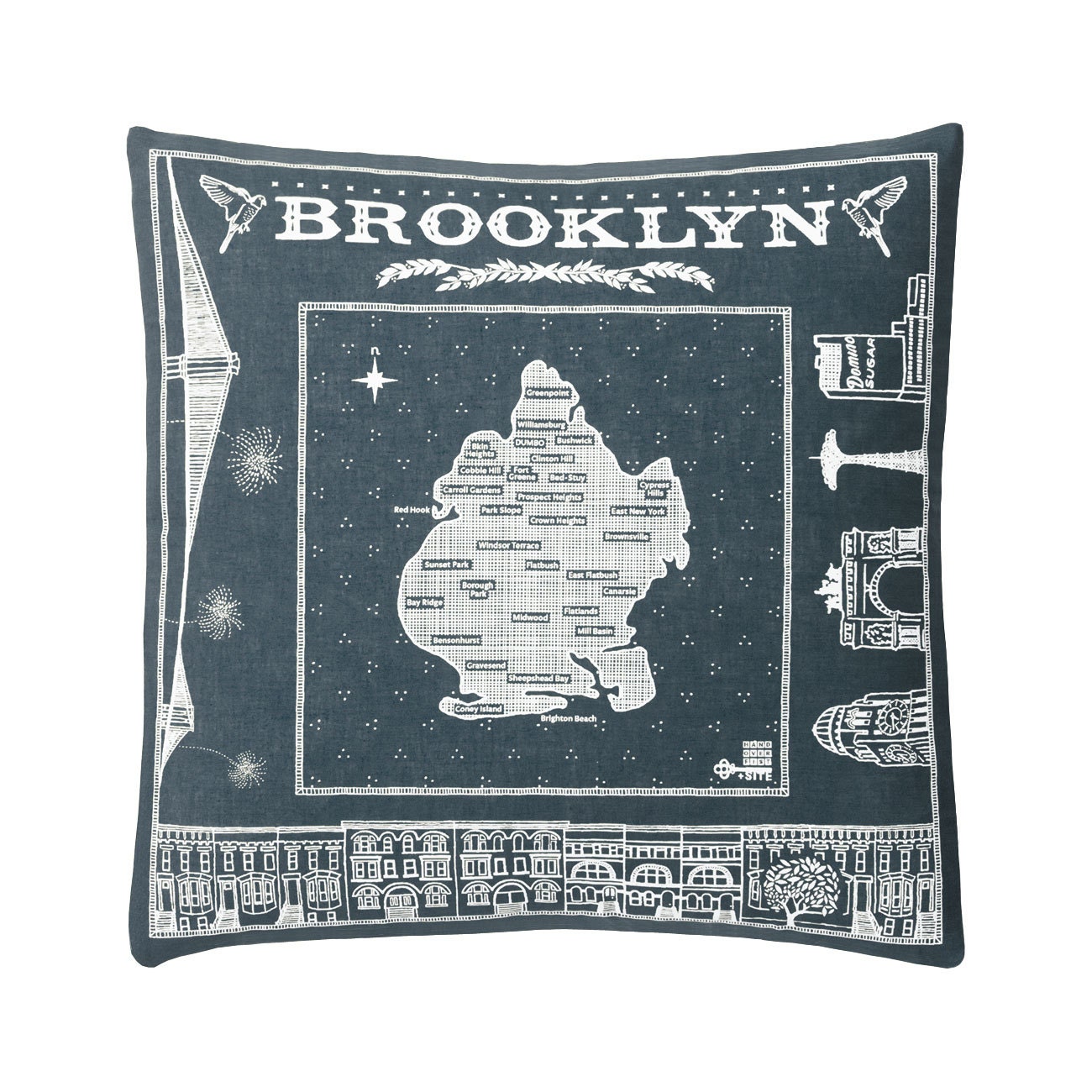 Brooklyn pillow - gray
