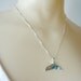 Abalone Whale Tail Necklace
