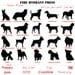 Dog Silhouette Note Cards Personalized You Design Set of 20