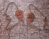 The Jeanette Bracelet - Custom Broken Heart Bracelet Set