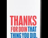 Swiss Type / 076 / thank you