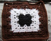 crochet pattern - two 12" unique designs for charity and scrap busting